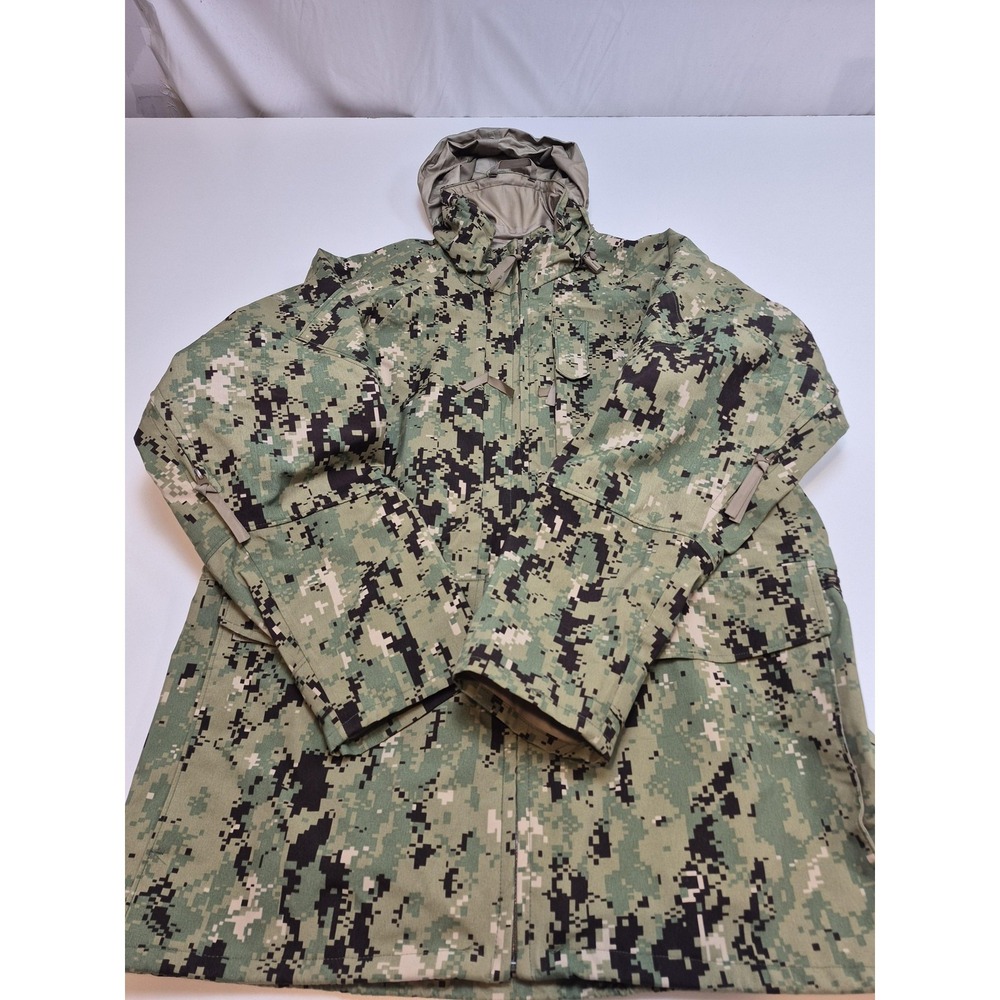 Valley Apparel Parka Jacket Mens MT Camo US Navy Type III Hooded Waterproof